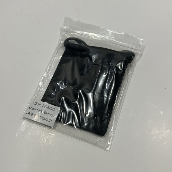 *NEW* EDDIE BORGO 12K GOLD CHAIN LINK DROP EARRINGS - Picture 4 of 6